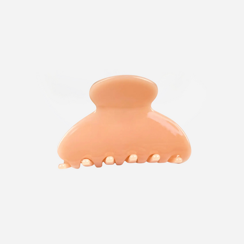 Semi-Circle Hair Clip - Pink