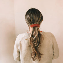 *COMING SOON* Tara Hair Barrette - Red + White Polka Dots
