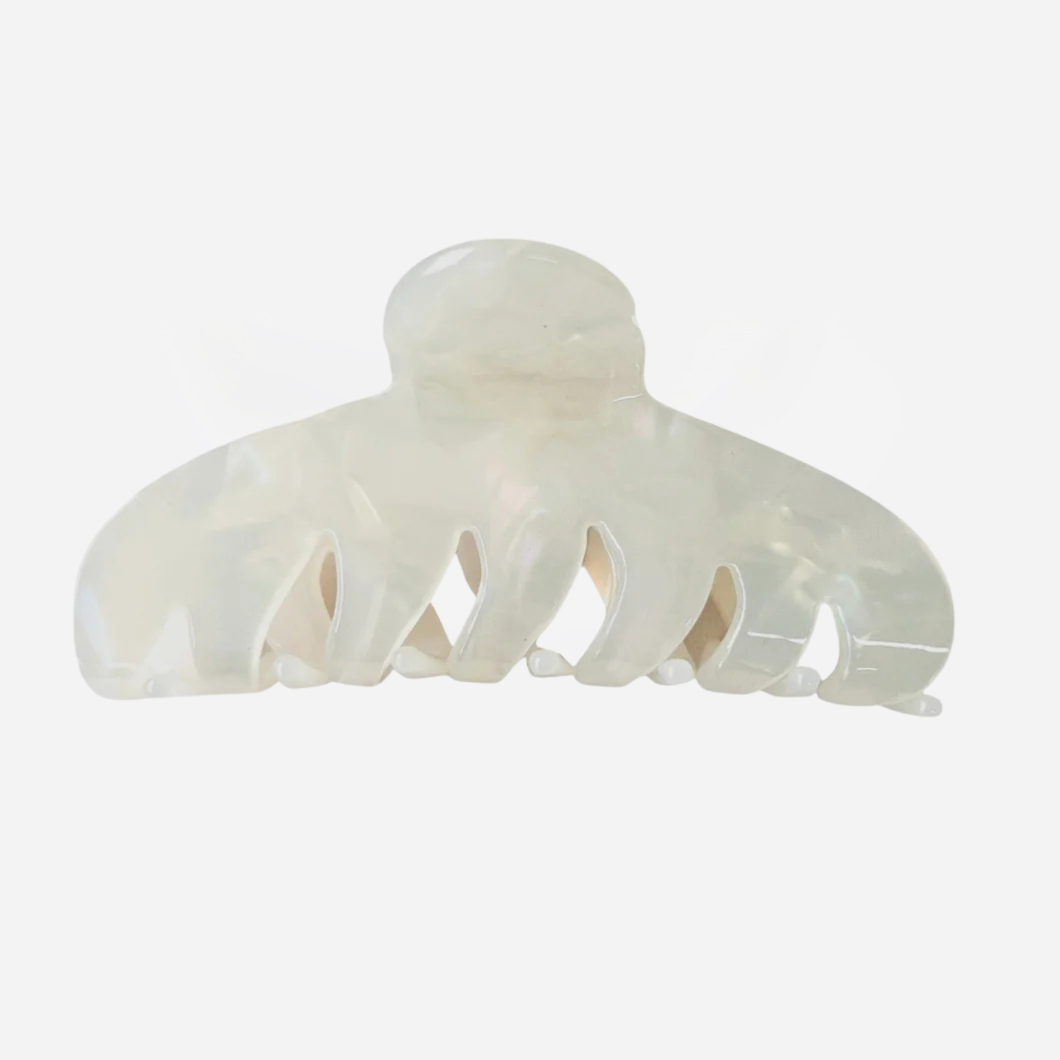 White Pearl Hair Claw