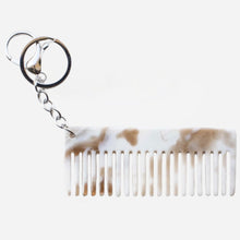 Eco Acetate Comb Bag Charm + Keychains - Assorted Colours