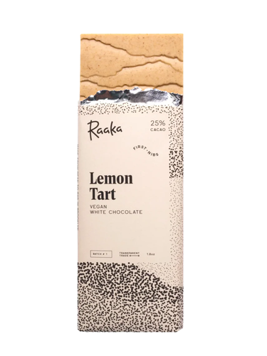 25% Lemon Tart Vegan White Chocolate Bar - Limited Edition
