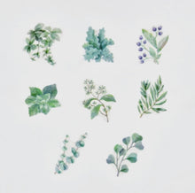 Washi Tape Sticker Roll - Green Bouquet