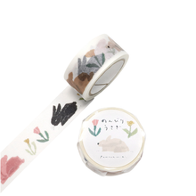 Washi Tape - Miki Tamura Lazy Rabbit 20mm