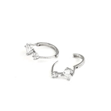 Wynn Huggie Hoop Earrings - Silver