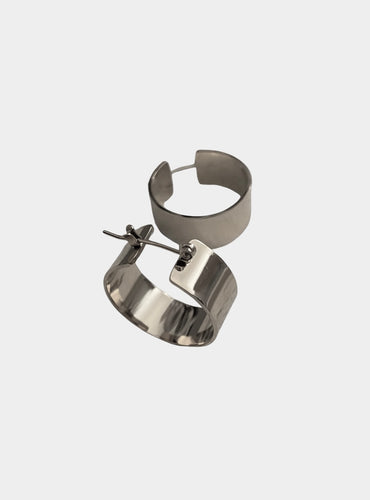 Kendi Hoop Earrings - Silver