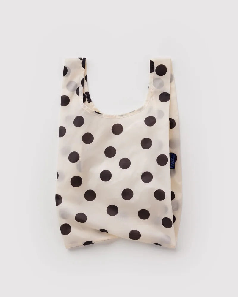 Baggu Baby Bag - Cream and Black Polka Dot