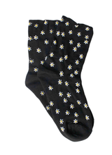 Daisy Meadow Socks - Black