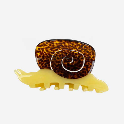 Snail Acetate Claw Clip - Yellow