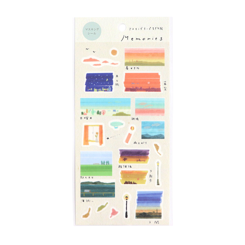 Sticker Sheet - Memories - Miki Tamura