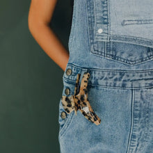 Narrow Tan Tortoise Claw Clip