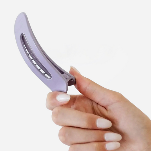 Jumbo Glossy Flat Clip - Lilac