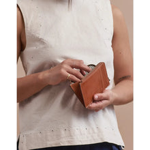 Lola Coin Purse - Cognac Classic Leather