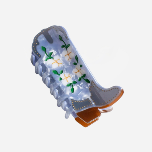 Eco-friendy Boot Hair Claw - Periwinkle