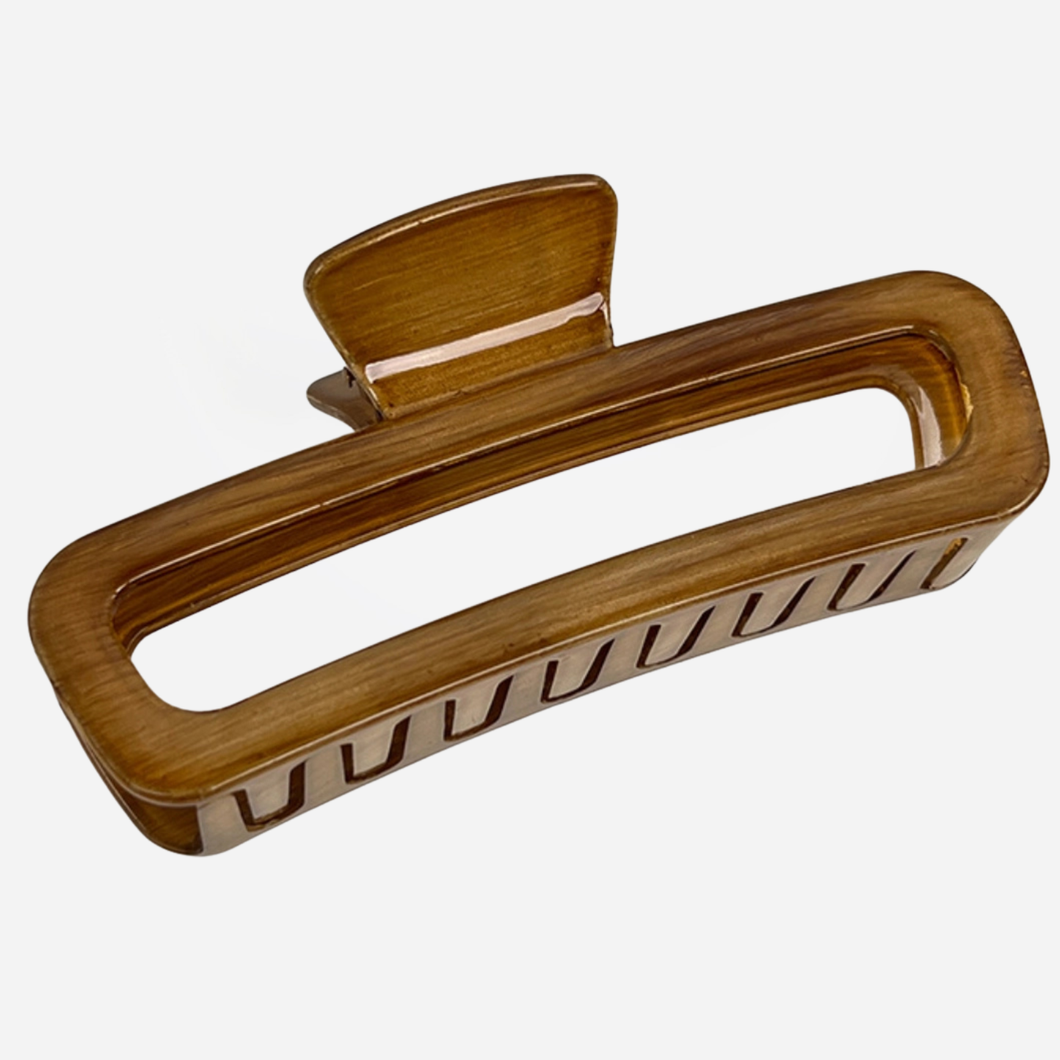 Miranda Jumbo Claw Clip - III - Caramel