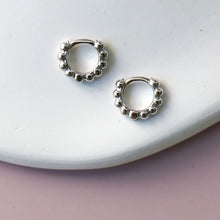 Mini Calio Hoops - Silver