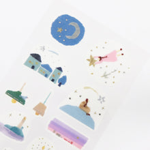 Sticker Sheet - Akari Miki Tamura (with silver foil)