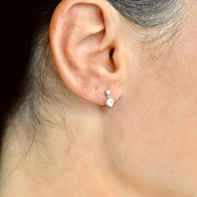 Wynn Huggie Hoop Earrings - Silver