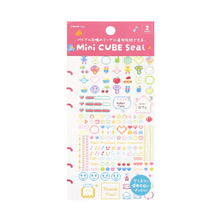 Sticker Sheet - Mini Cube Seal - Pixel