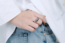 Croissant Ring - Silver