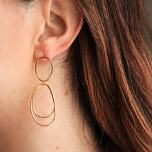 Lupo Drop Earrings - Gold