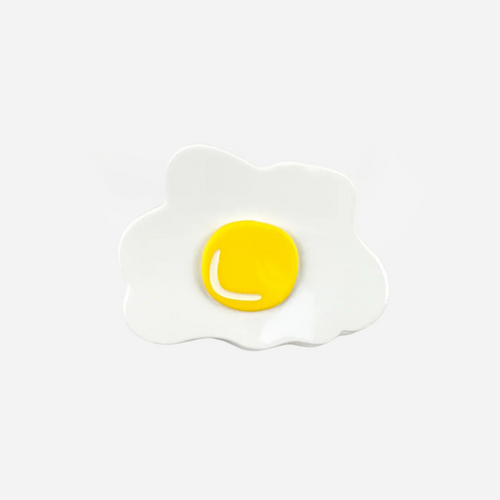 Fried Egg Hair Claw Clip