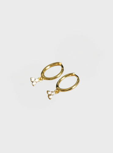 Ophelia Huggie Hoops - Gold