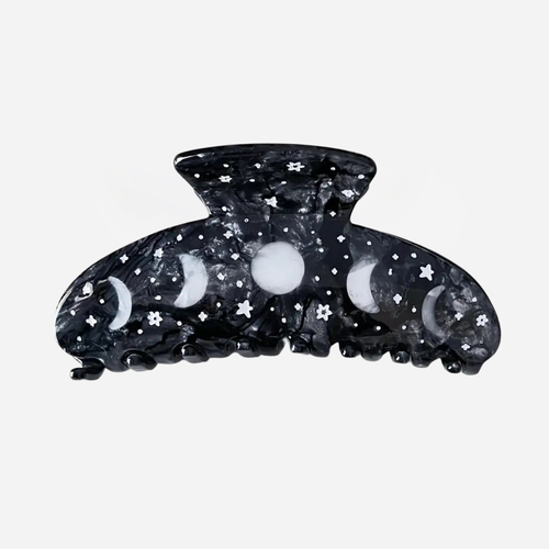 Night Sky Claw Clip - Black