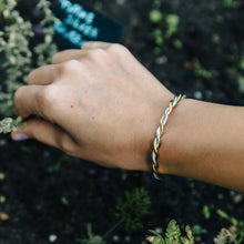 Twist Cuff Bracelet - Gold/Silver