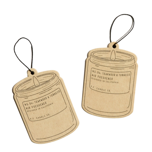 Teakwood & Tobacco Air Freshener - Set of 2