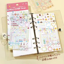 Sticker Sheet - Mini Cube Seal - Pixel