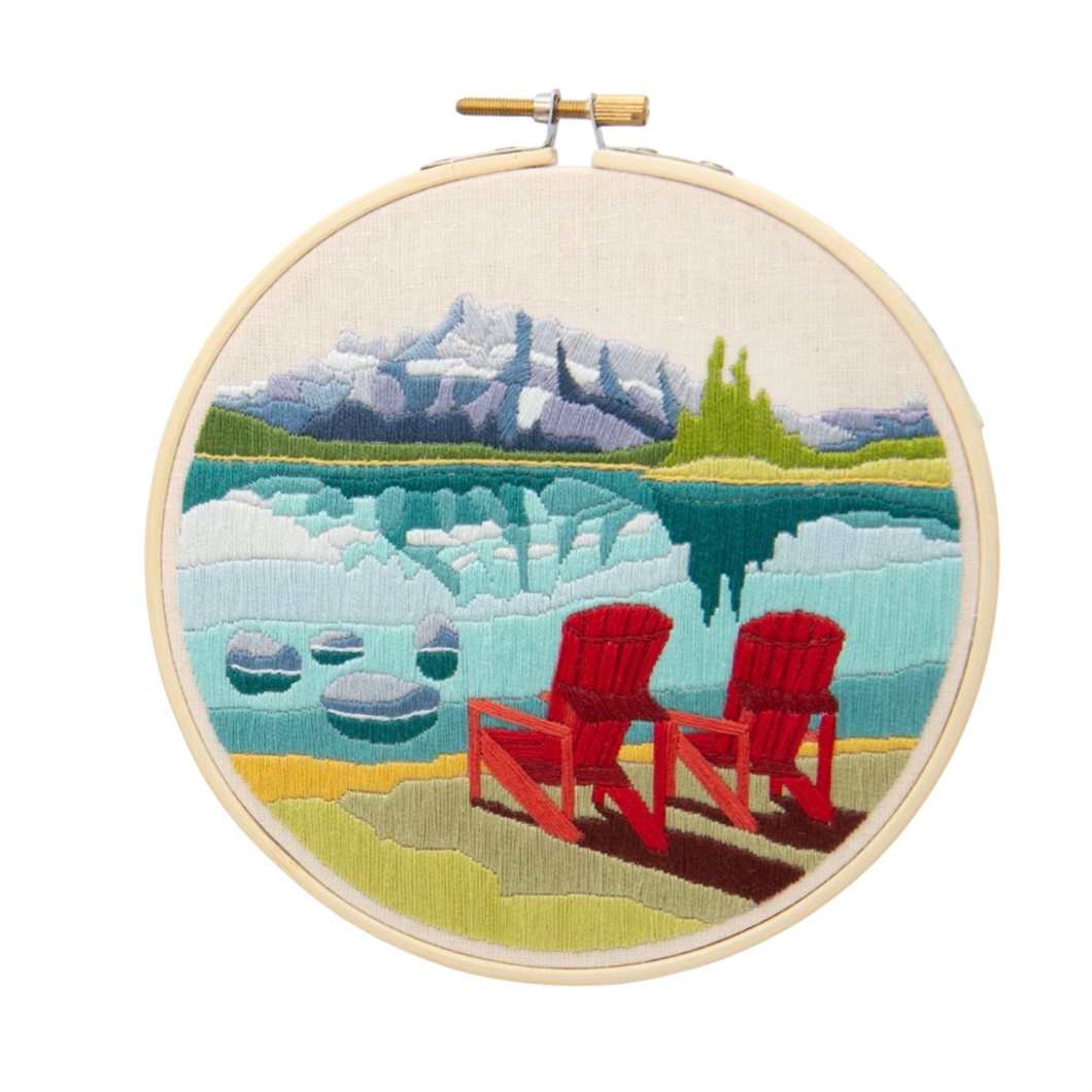 Two Jack Lake DIY Embroidery Kit