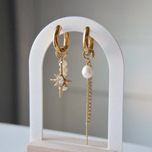 Cecelia Charm Hoop Earrings - Gold