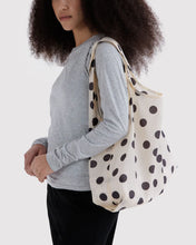 Baggu Bag - Cream and Black Polka Dot