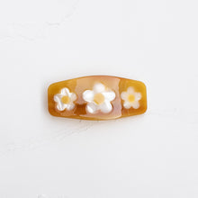 Eco-friendly Daisy Hair Barrette - Caramel