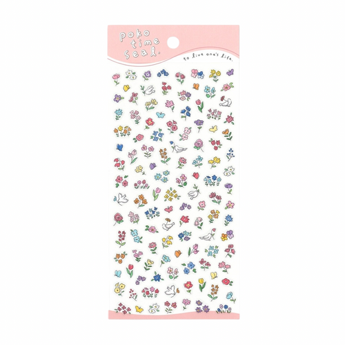 Sticker Sheet - Poko Time Seal - Hana (Flower)