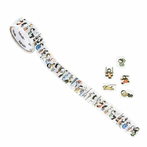Washi Tape Sticker Roll - People Living