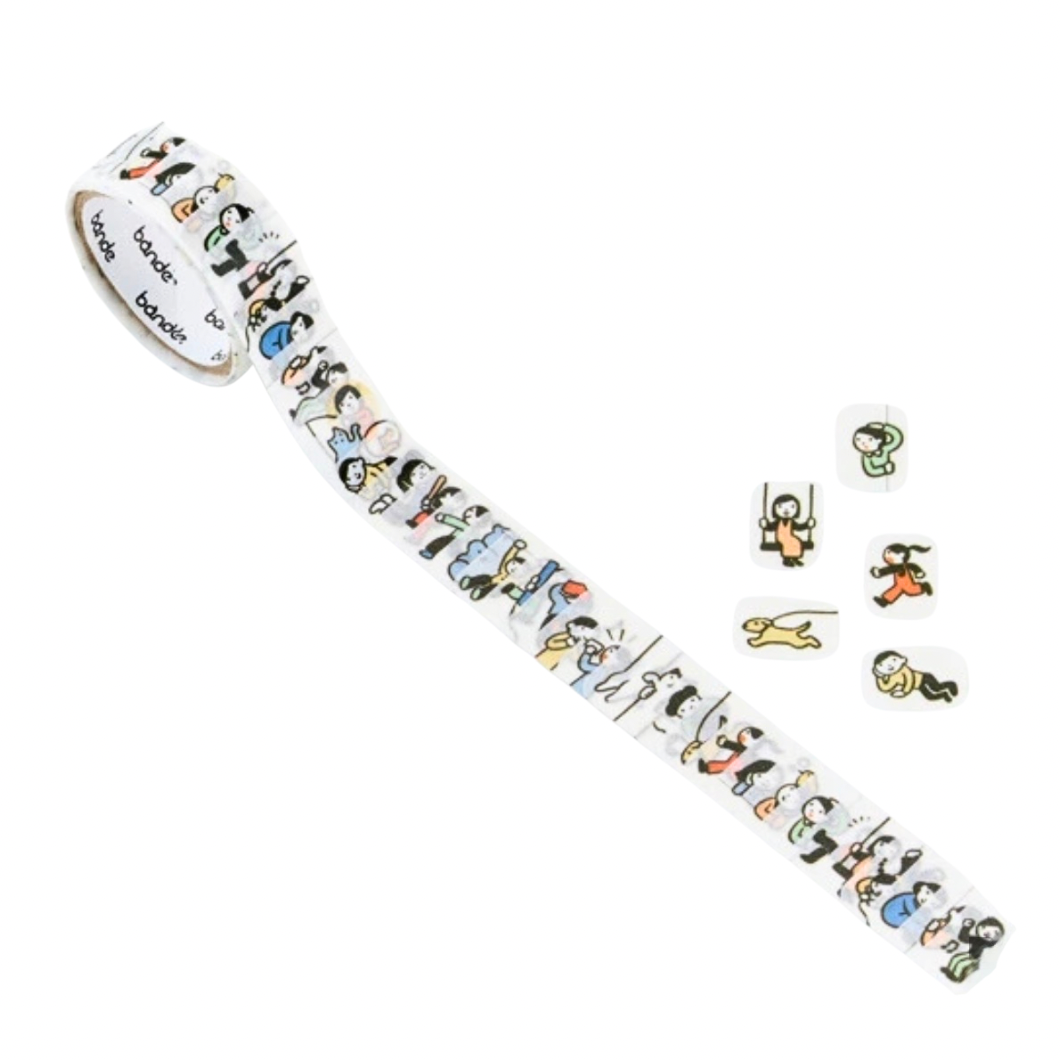 Washi Tape Sticker Roll - People Living