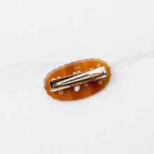 Eco-friendly Acetate Daisy Hair Clip - Caramel