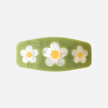 Eco-friendly Daisy Hair Barrette - Moss