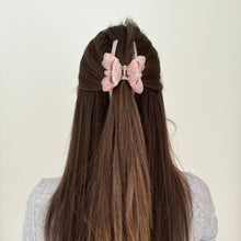 Cellulose Acetate Bow Hair Claw Clip - Pink Multi