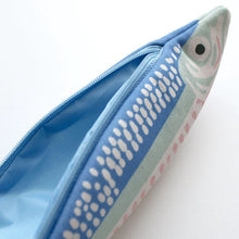 Osakana (Fish) Pencil Case - Navy/Grey