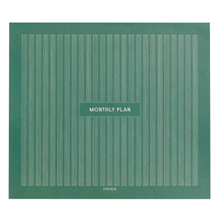 Productivity Undated Monthly List Pad - Green