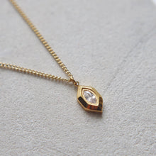 Bellamy Marquise Necklace - Gold