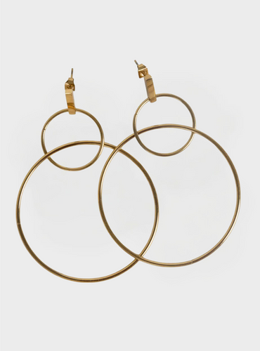 Hazel Hoops - Gold