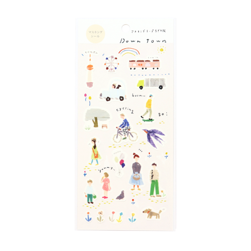 Sticker Sheet - Downtown - Miki Tamura