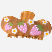 Eco-friendly Strawberry Farms Hair Claw Clip - Mocha