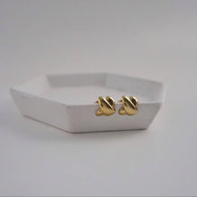 Sutton Cross Earrings - Gold