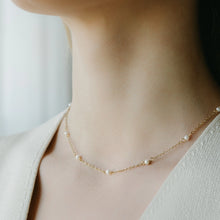 Maren Pearl Necklace - Gold