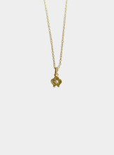 Leonora Flower and Pearl Necklace - Gold