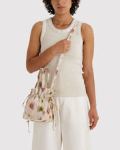 Nylon Drawstring Bag - Abstract Floral